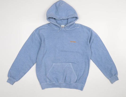 iets frans Women Blue Small Pullover Hoodie with Pocket