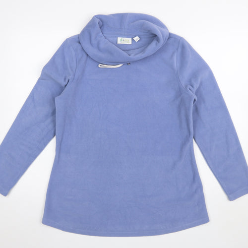 D&Co Active Women's Blue Fleece Pullover Sweatshirt Size M