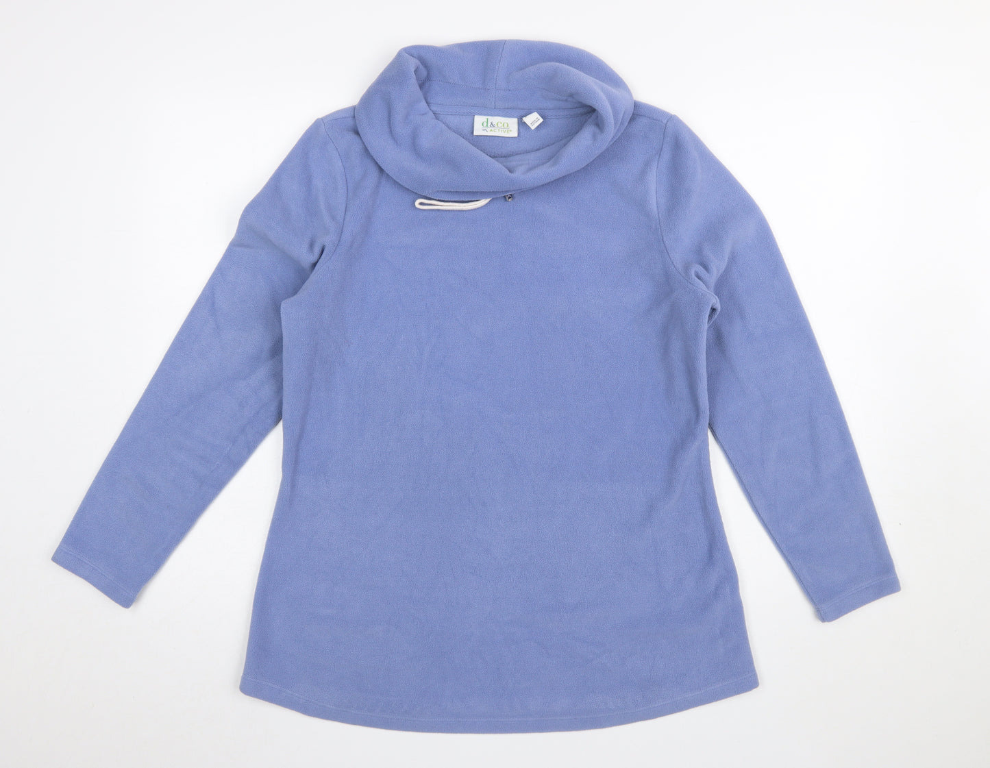 D&Co Active Women's Blue Fleece Pullover Sweatshirt Size M
