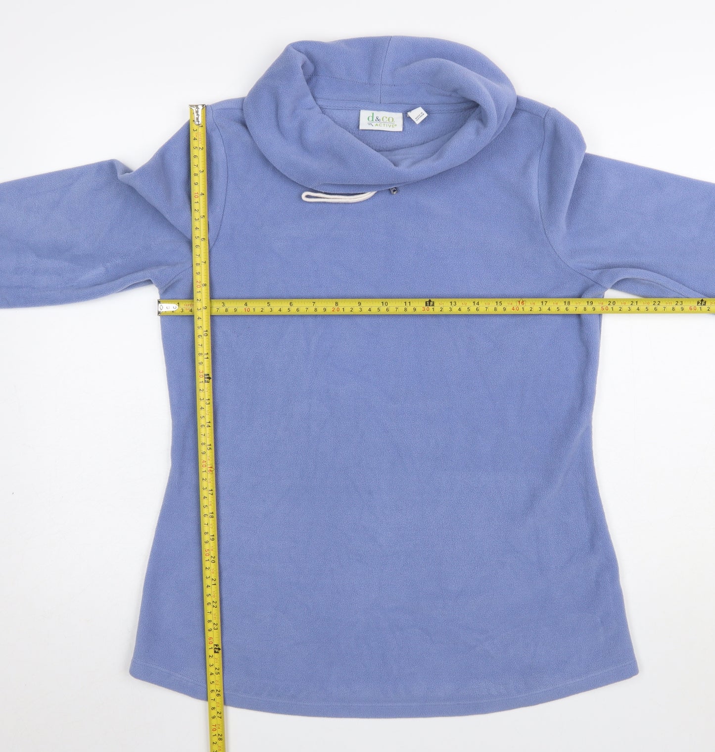 D&Co Active Women's Blue Fleece Pullover Sweatshirt Size M