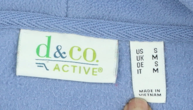 D&Co Active Women's Blue Fleece Pullover Sweatshirt Size M