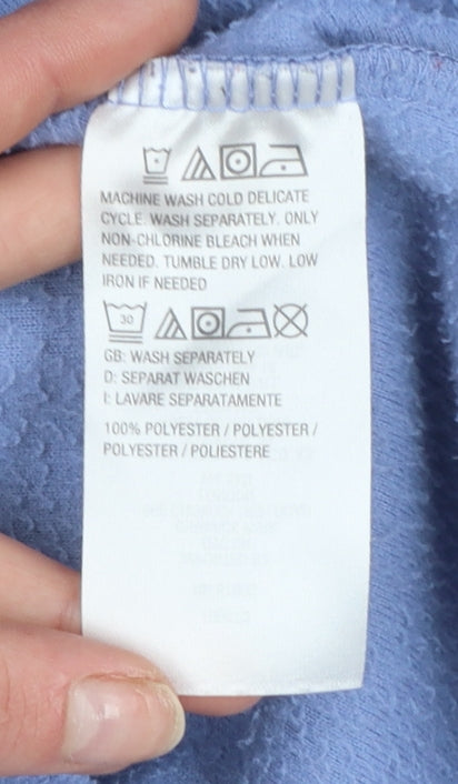 D&Co Active Women's Blue Fleece Pullover Sweatshirt Size M