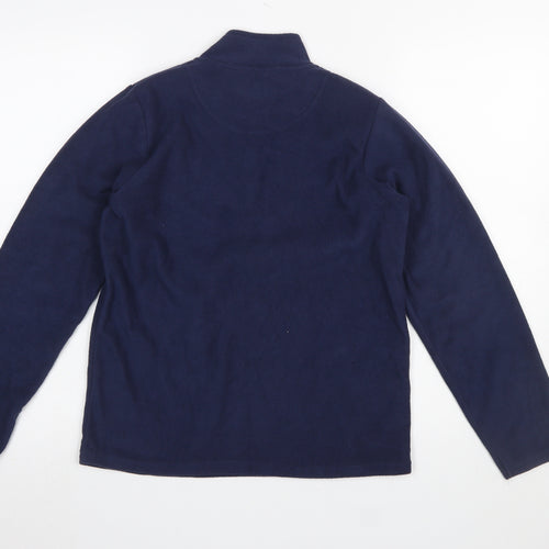 Peter Storm Boys Blue Fleece 1/4 Zip Pullover Sweatshirt 13 Years