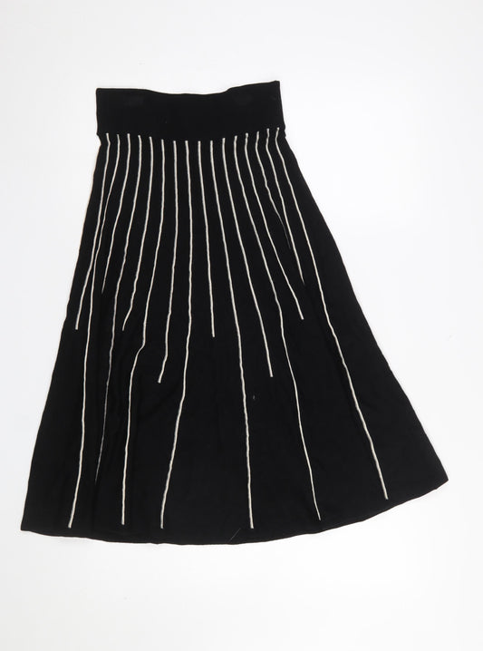 Phase Eight Women’s Black A-Line Knit Skirt Size 10