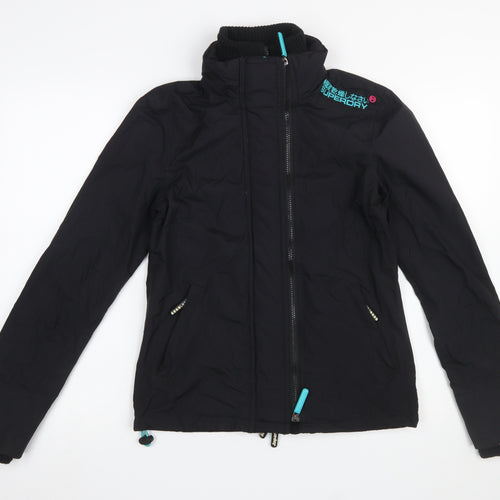 Superdry Men's Black Small Windbreaker Jacket Lightweight Outdoor