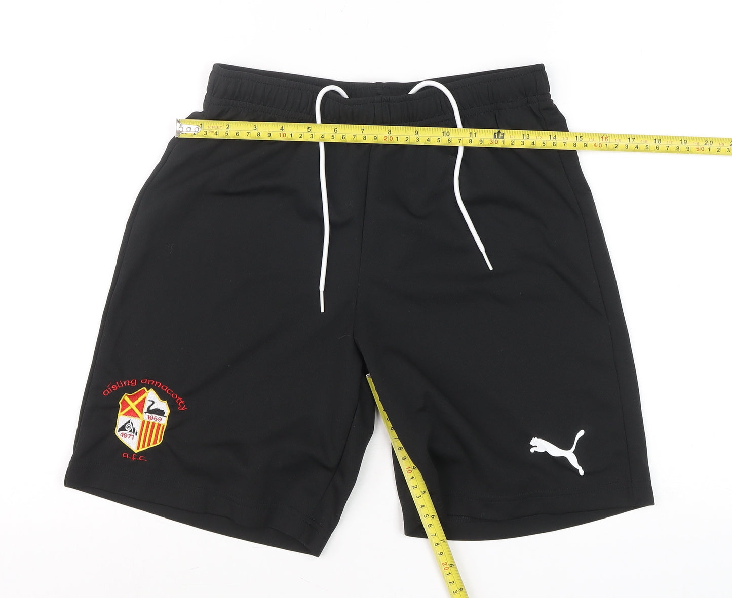 Puma Men's Black Small Athletic Shorts Drycell Aisling Annacotty AFC