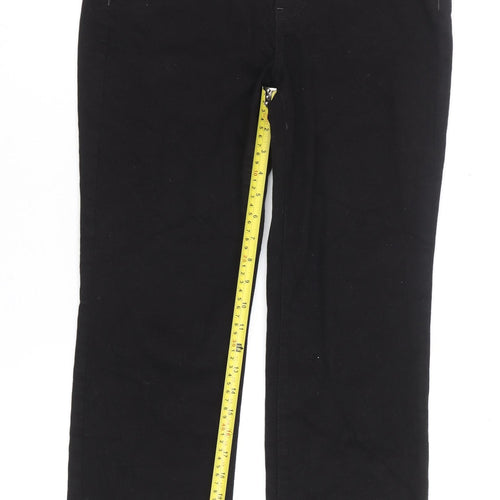 NYDJ Women’s Black Marilyn Straight Jeans Size 10 Lift Tuck Denim