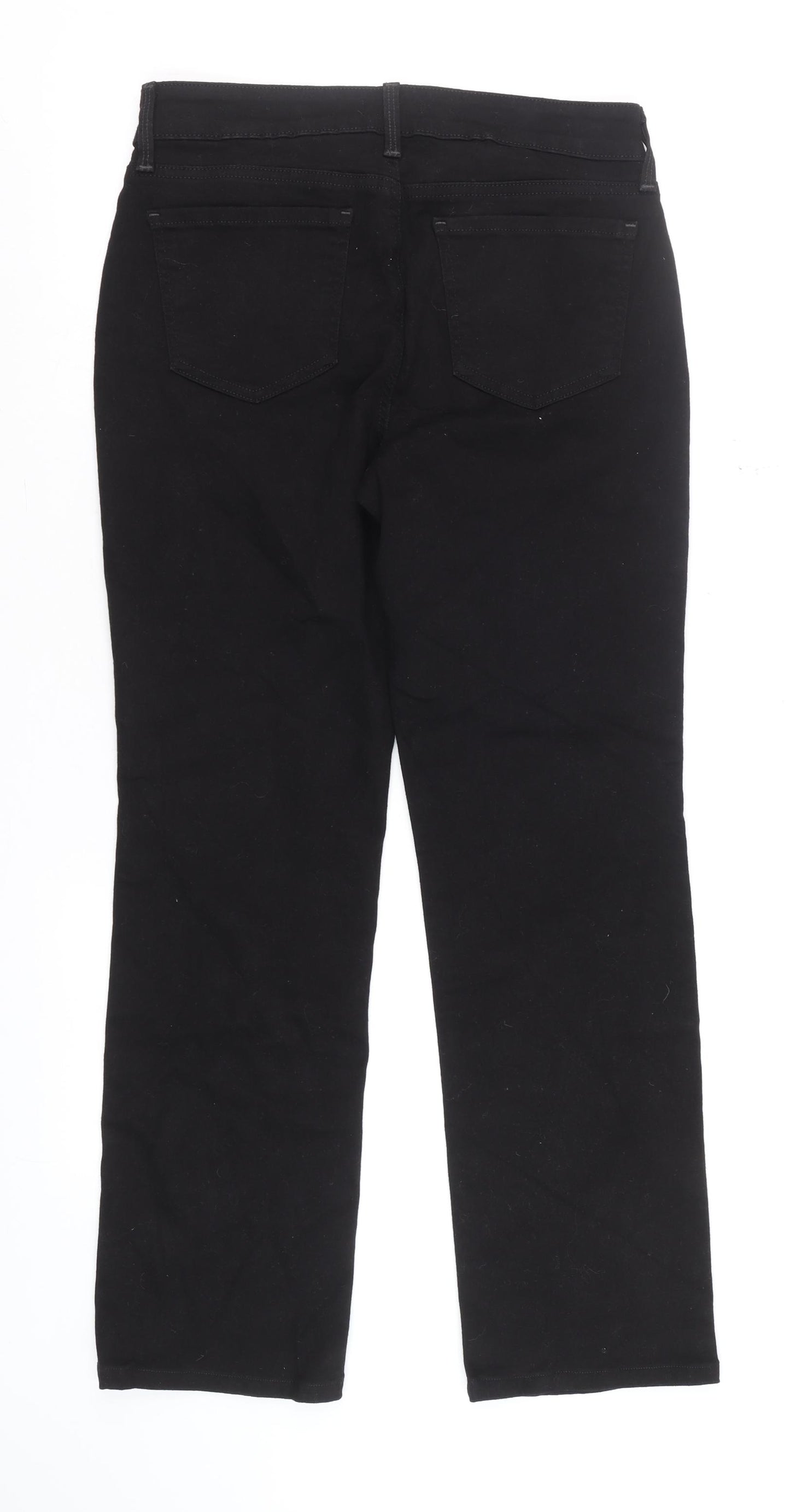 NYDJ Women’s Black Marilyn Straight Jeans Size 10 Lift Tuck Denim