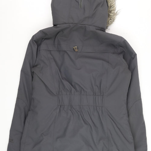 Peter Storm Women’s Grey Size 12 Waterproof Hooded Parka Jacket