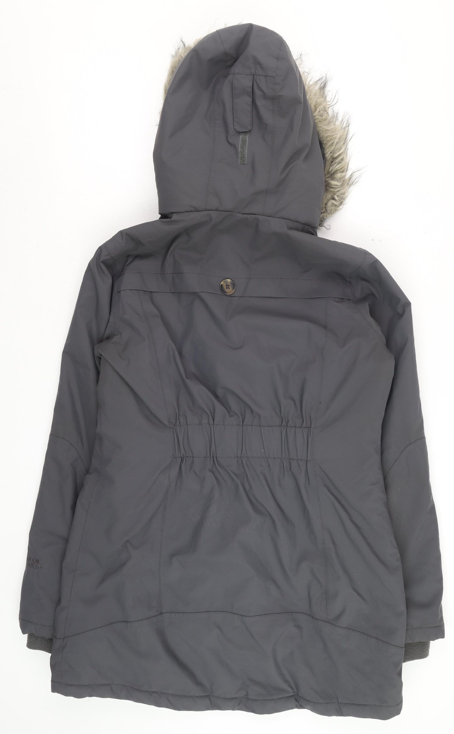 Peter Storm Women’s Grey Size 12 Waterproof Hooded Parka Jacket