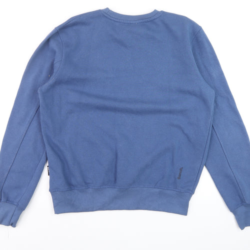 Bench Men's Blue Logo Crew Neck Sweatshirt Size M Regular Fit