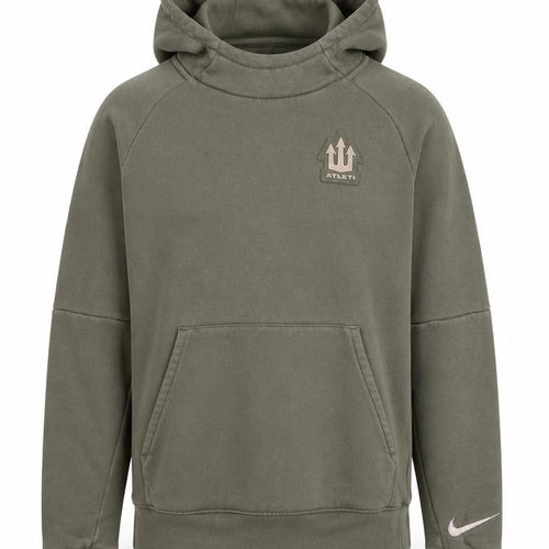 Nike Teens Green Pullover Hoodie M Sports Fleece Sweatshirt