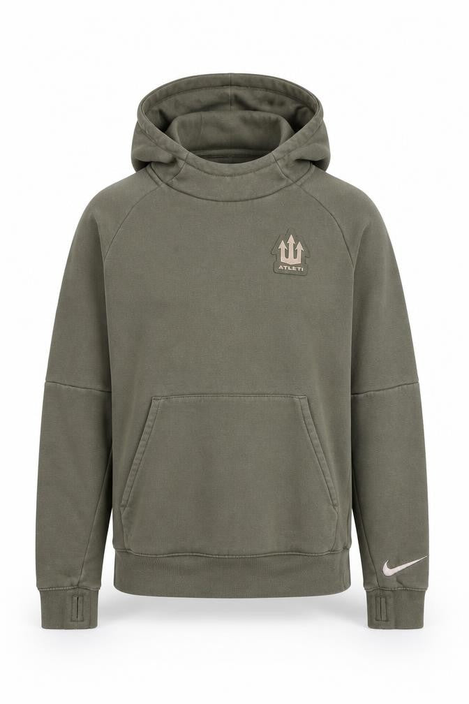 Nike Teens Green Pullover Hoodie M Sports Fleece Sweatshirt