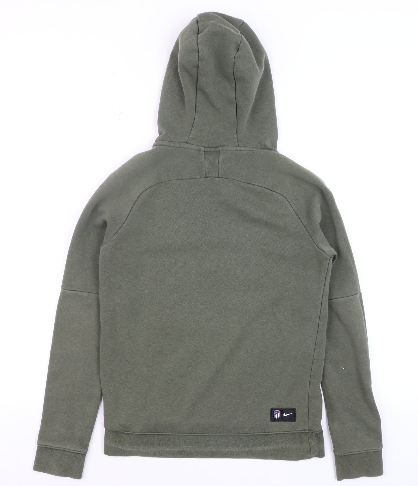 Nike Teens Green Pullover Hoodie M Sports Fleece Sweatshirt
