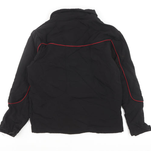 Snozu Womens Black Soft Shell Jacket M (10/12) Full Zip Outdoor