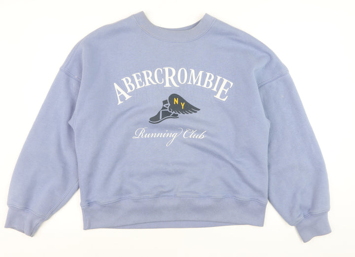 Abercrombie & Fitch Men’s Blue Running Club Sweatshirt Size M