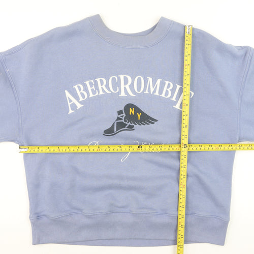 Abercrombie & Fitch Men’s Blue Running Club Sweatshirt Size M