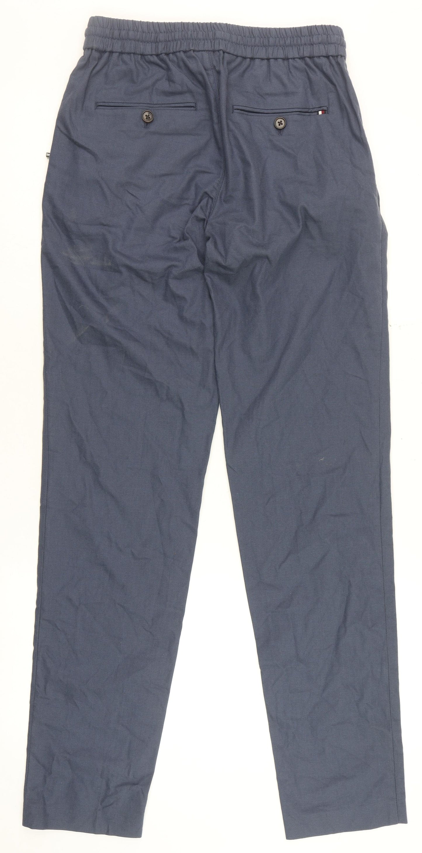 Tommy Hilfiger Men's Blue Chino Trousers 30x32 Regular Fit