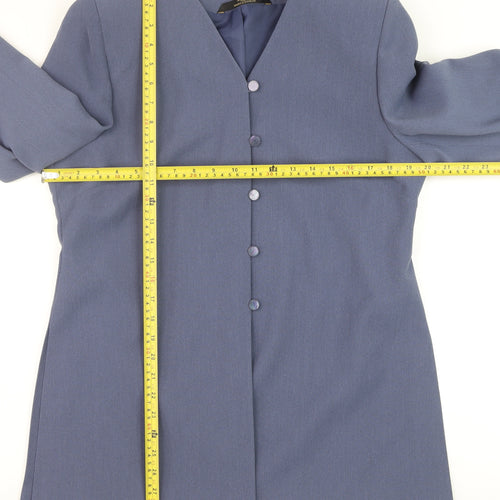 Marks and Spencer Women’s Blue Size 14 Petite Tailored Blazer Jacket