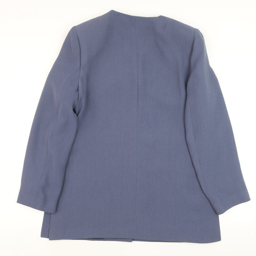 Marks and Spencer Women’s Blue Size 14 Petite Tailored Blazer Jacket