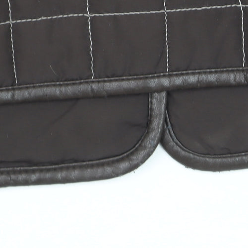 Basler Men’s Brown Quilted Check Waistcoat Size 40 Regular