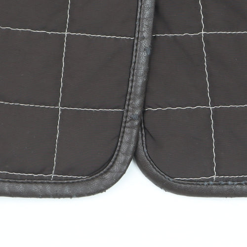 Basler Men’s Brown Quilted Check Waistcoat Size 40 Regular