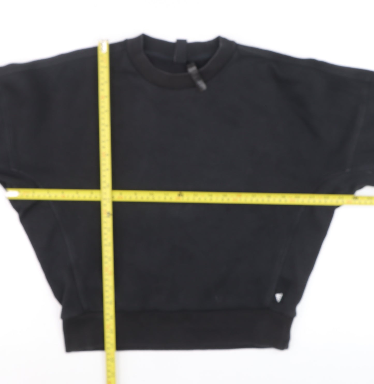Adidas Mens Black L Pullover Crew Neck Fleece Sweatshirt