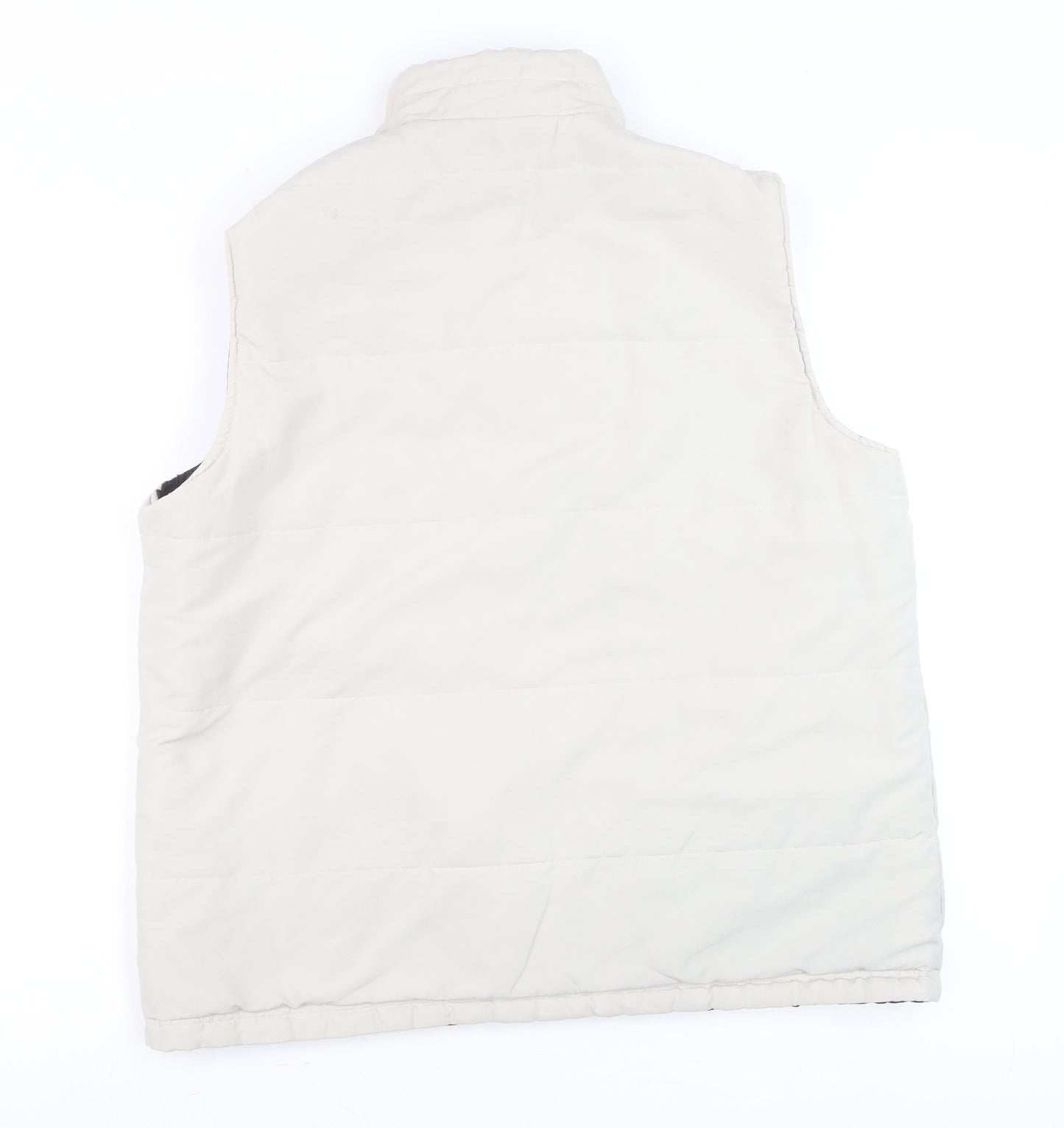 Bonmarché Mens Brown Reversible Quilted Waistcoat Size S