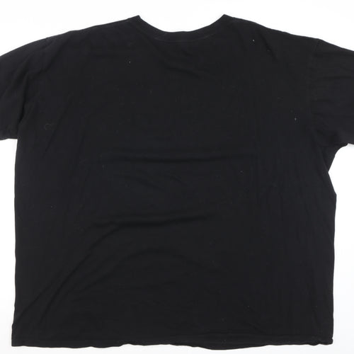 Friends TV Series Black Cotton T-Shirt XXL Men's Relaxed Fit
