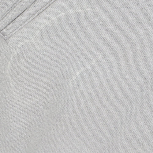 Abercrombie & Fitch Women Grey 1/4 Zip High Neck Sweatshirt XS