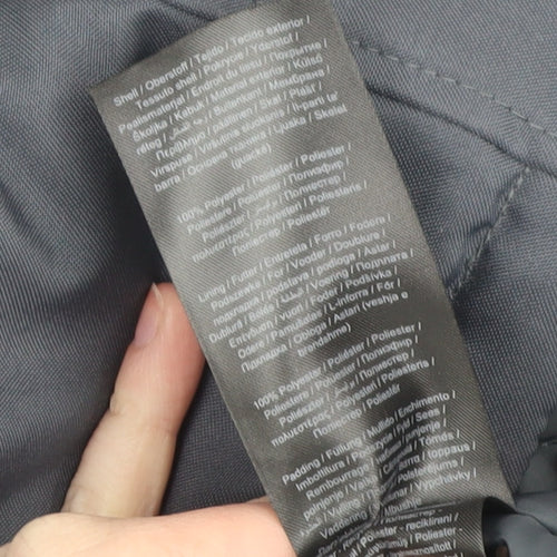 Vero Moda Women’s Blue Faux Fur Hooded Parka Coat Size S