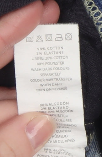 Denim Co. Men's Blue Skinny Fit Jeans W32 L32 Cotton Stretch