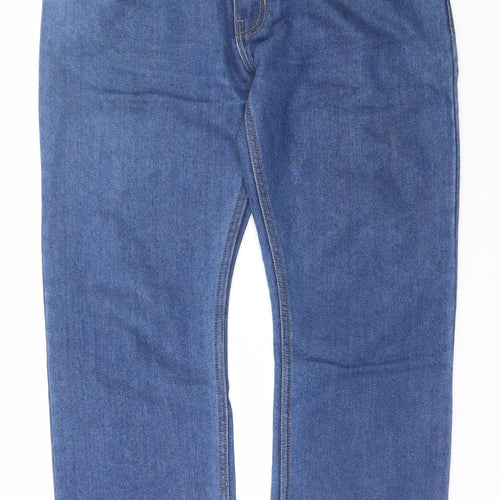 Denim Co Men's Blue Regular Fit Straight Jeans W34 L30