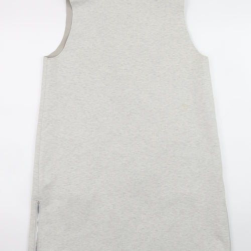 Savida Women's Grey Long Sleeveless Waistcoat Size 10