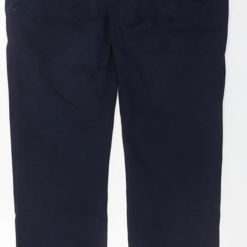 Tom Penn Men's Blue Chino Trousers W34 L30 Cotton Stretch