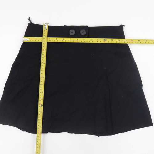 Cache Cache Women's Black Size 10 A-Line Short Skirt