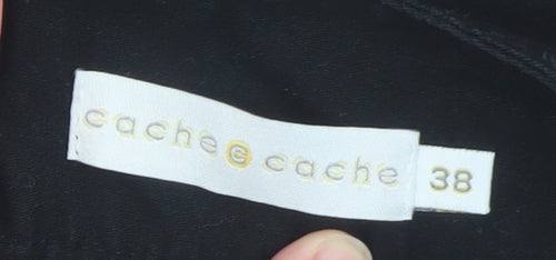 Cache Cache Women's Black Size 10 A-Line Short Skirt