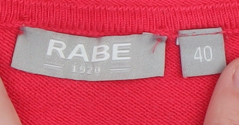 Rabe Women’s Multicoloured Striped Crew Neck Long Sleeve Pullover Jumper Size 12