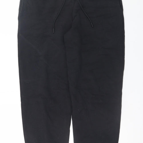 Marks and Spencer Mens Black Regular Fit Sweatpants Size 12