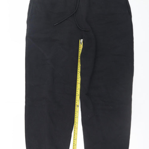Marks and Spencer Mens Black Regular Fit Sweatpants Size 12