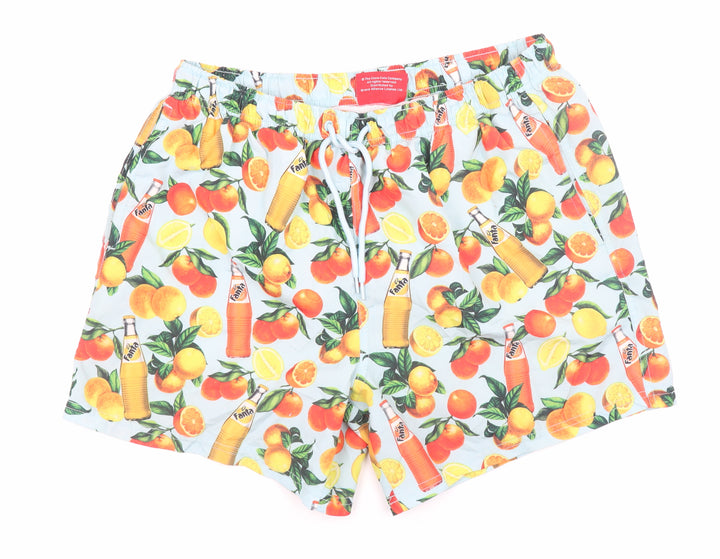 Coca-Cola Men's Multicoloured Fanta Print Swim Shorts M