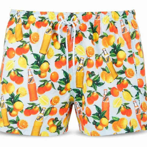 Coca-Cola Men's Multicoloured Fanta Print Swim Shorts M