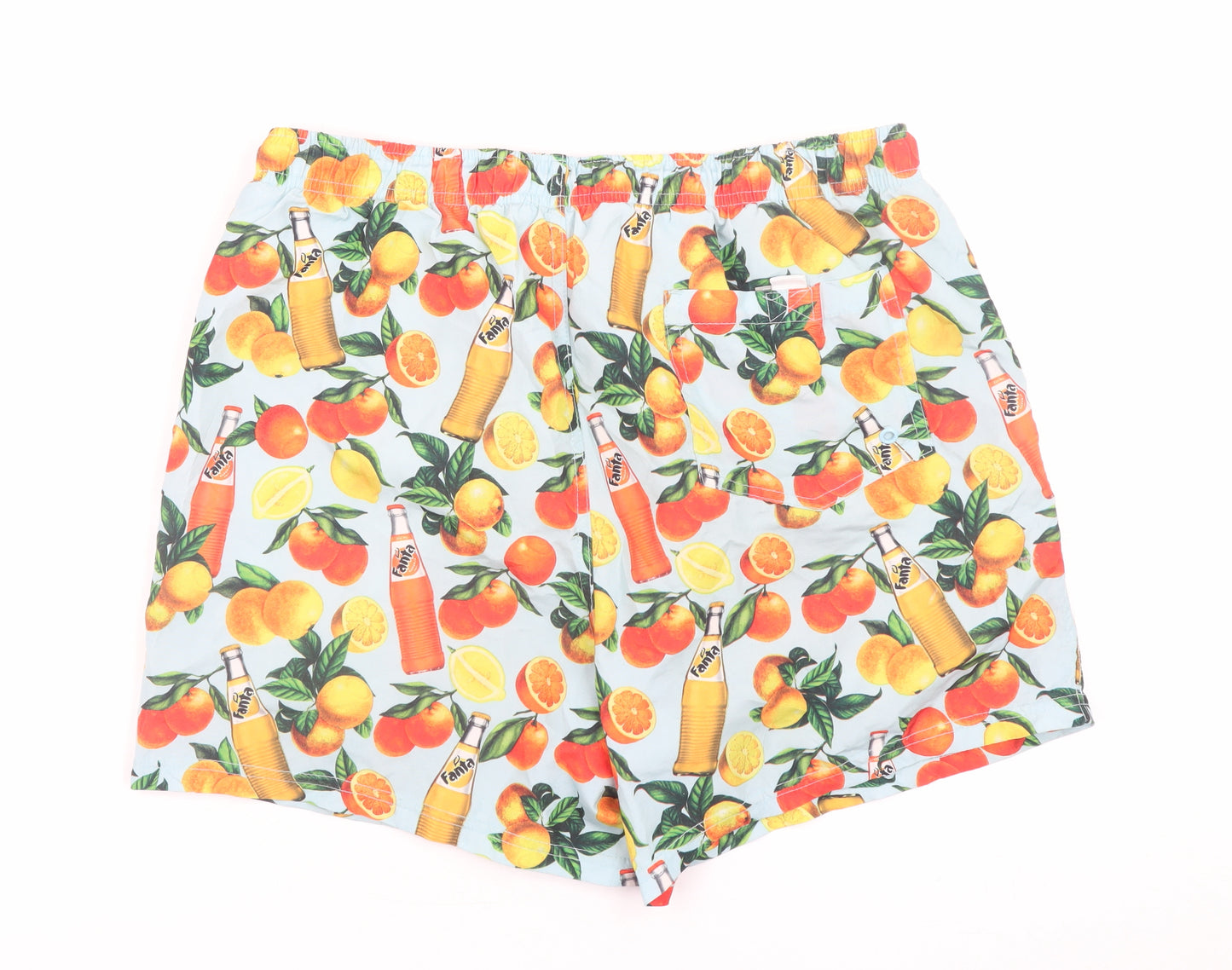 Coca-Cola Men's Multicoloured Fanta Print Swim Shorts M