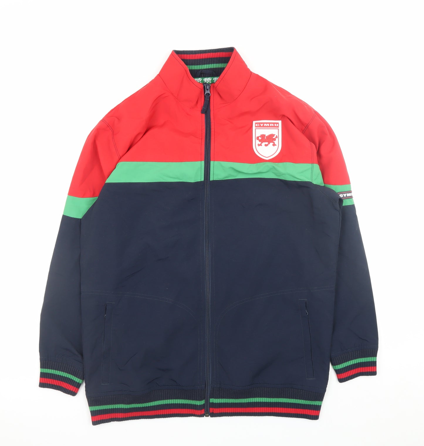 Marks and Spencer Teens Multicoloured Varsity Jacket Size 164 Full Zip