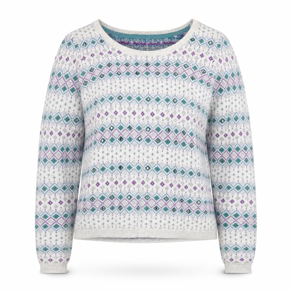 Marks and Spencer Women’s Multicoloured Fair Isle Knit Jumper Size 12