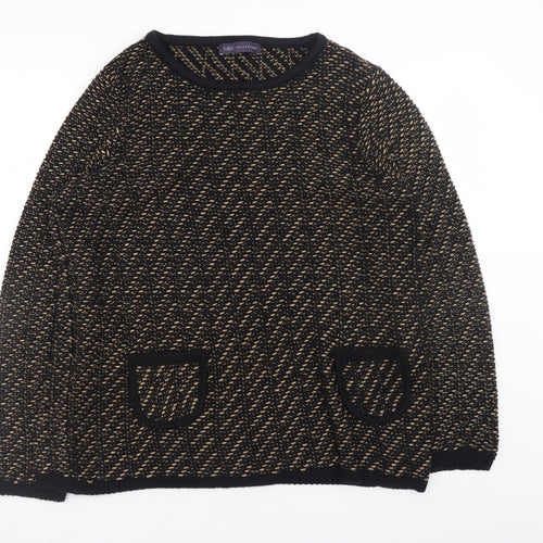 Marks and Spencer Womens Black Knit Pullover Jumper Size 16