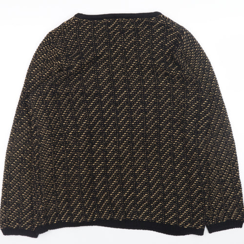 Marks and Spencer Womens Black Knit Pullover Jumper Size 16