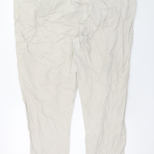 ASOS Men’s Beige Chino Trousers Size 44W 32L Regular Fit Cotton
