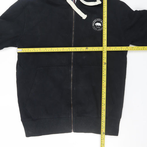 SoulCal & Co Men’s Black Full Zip Hoodie Size M