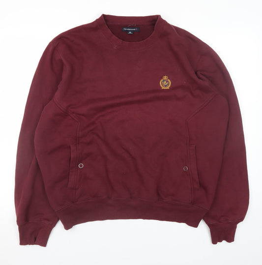 Fahrenheit Men's Red XL Pullover Crew Neck Sweatshirt